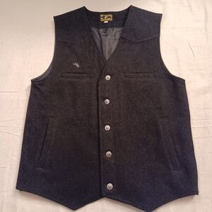 Wyoming Traders Wool Vest with Button Closure Men's Size Large